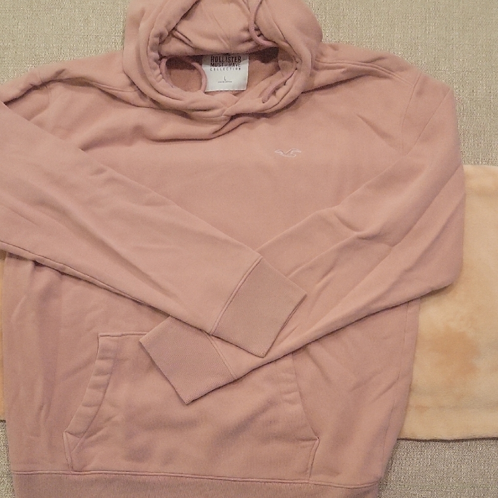 Hollister Blush Pink Pullover Hoodie